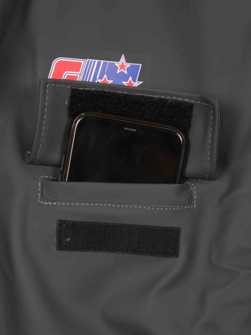 Chest phone pocket