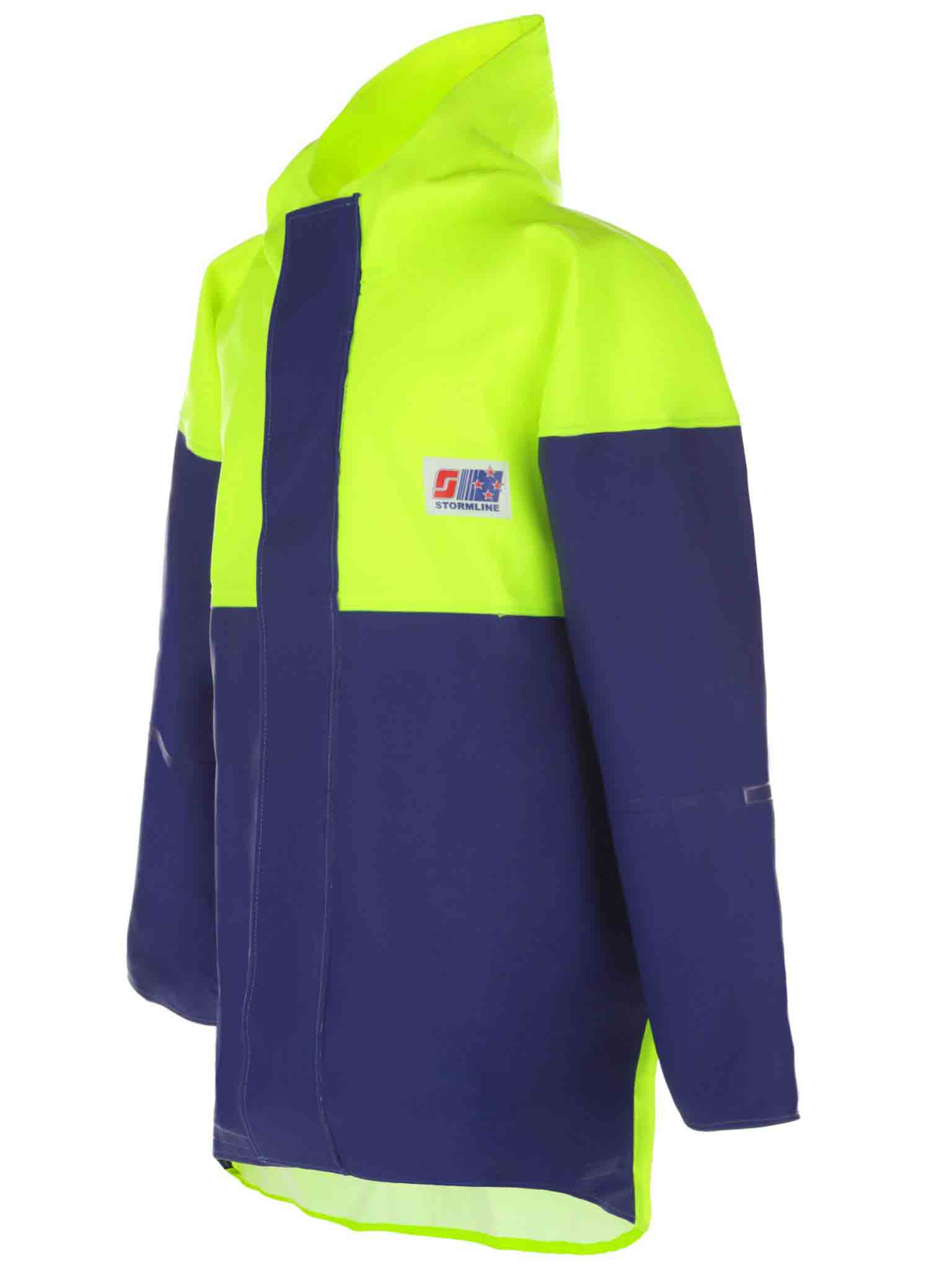 XX-Large XXL Details about   Stormline Crew 211 Heavy Duty Foul Weather PVC Jacket Neon/Blue 