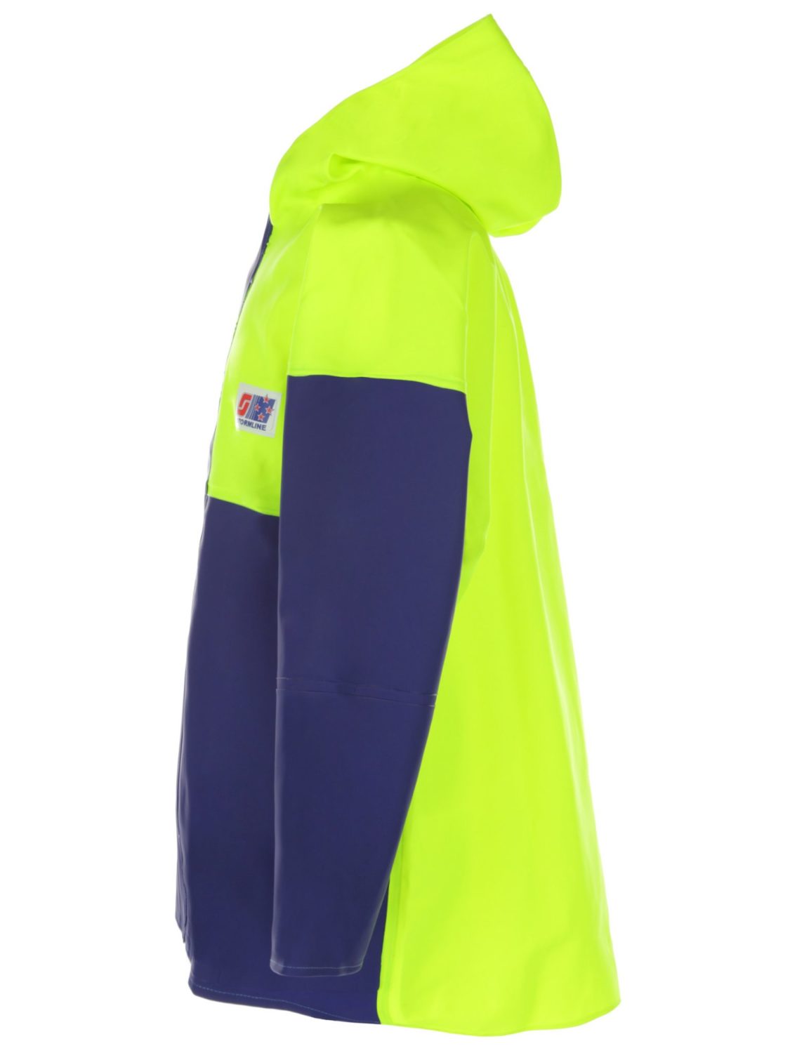 Stormline Crew 211 Heavy Duty Foul Weather PVC Jacket, Large (L) Neon/Blue