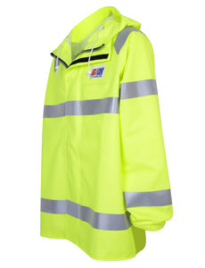 Stormline 242 Hi Viz 100% PVC Waterproof Workwear Class 3 Jacket 