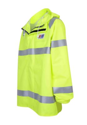 Stormtex 248EN Class 3 hi-viz waterproof workwear jacket angle