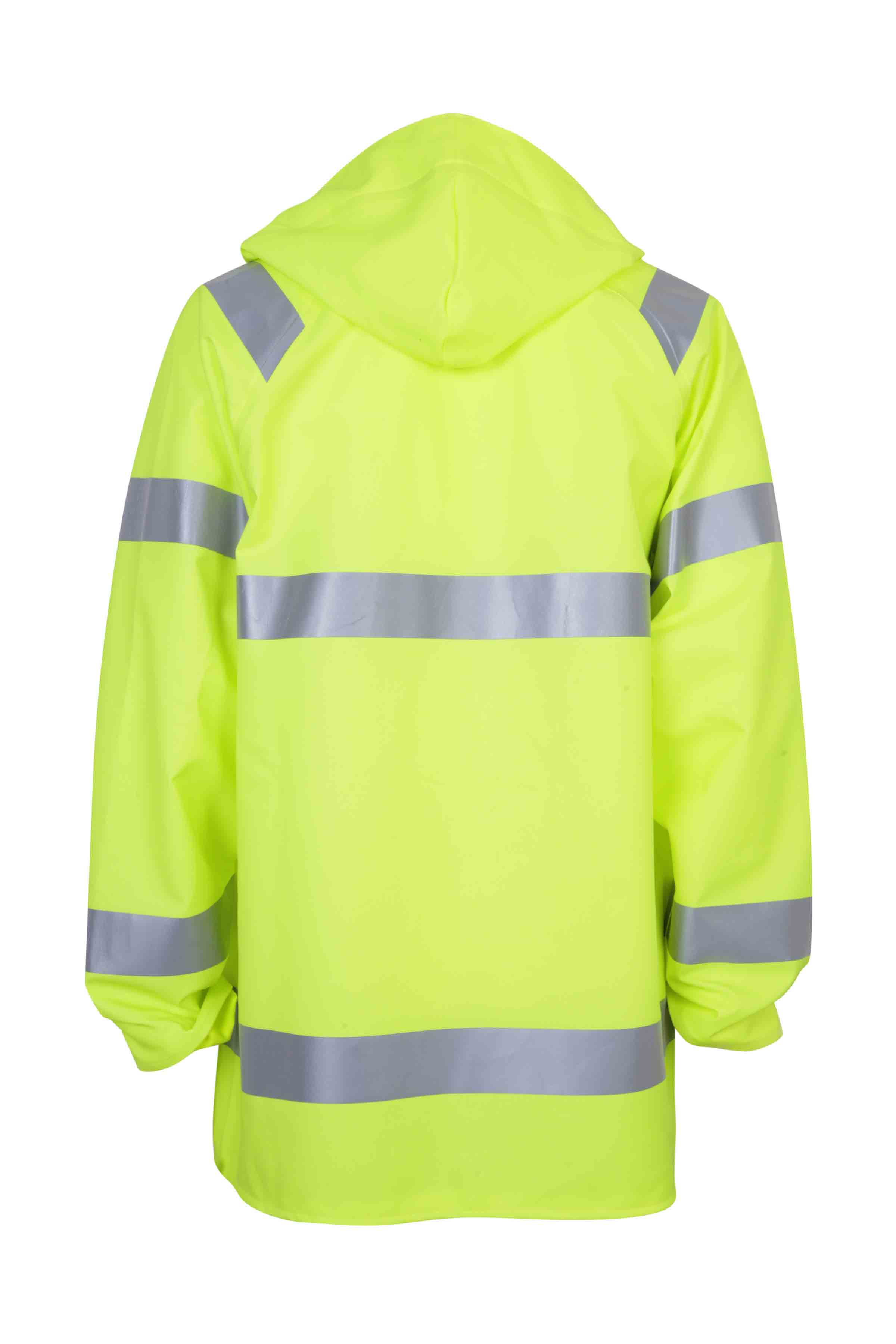 Waterproof ANSI Class 3 Work Coat for Men Reflective Hi Vis Orange Yellow/Green Pioneer Ripstop High Visibility Rain Gear Safety Jacket 