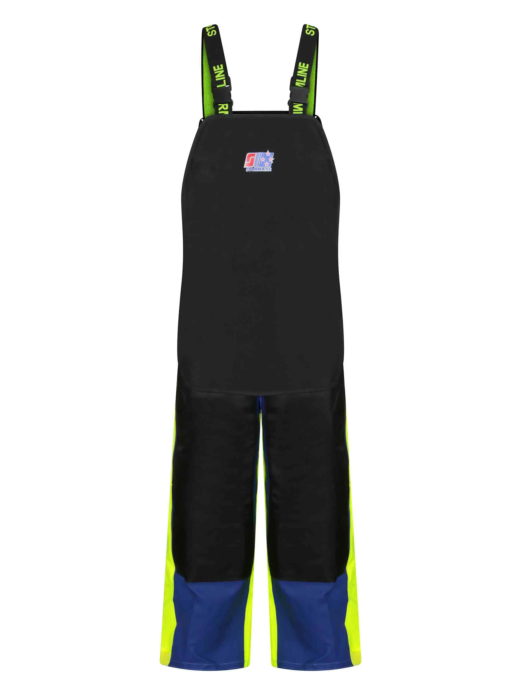 Milford 682 Heavy Duty Rain Gear Bib and Brace Pants with Nylon Apron and Patches (Size: XS)
