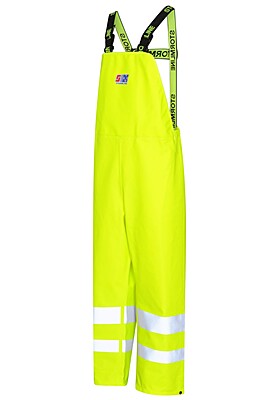 thumbnail interactive-video image 1 of Stormline Stormtex 669HG PVC Oilskin Bib And Brace – Men’s Green, 500gsm, Waterproof Workwear 1 of 6