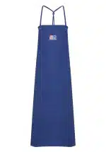 Tablier Stormline 999HWST en PVC 500 g/m² très résistant avec bretelles croisées – imperméable pour la traite, l'agroalimentaire et l'industrie