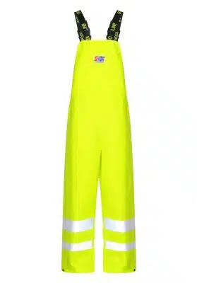 Nelson 656HVY PVC Hi-Vis COMMERCIAL RAIN GEAR Bib Pants ANSI Class E