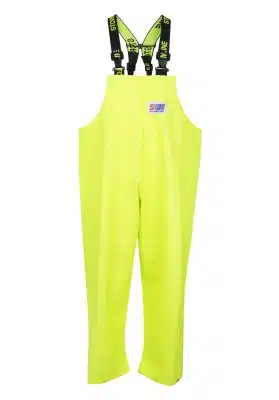 Stormtex 669Y PVC Oilskin Hi-Viz Waterproof Workwear Bib and Brace